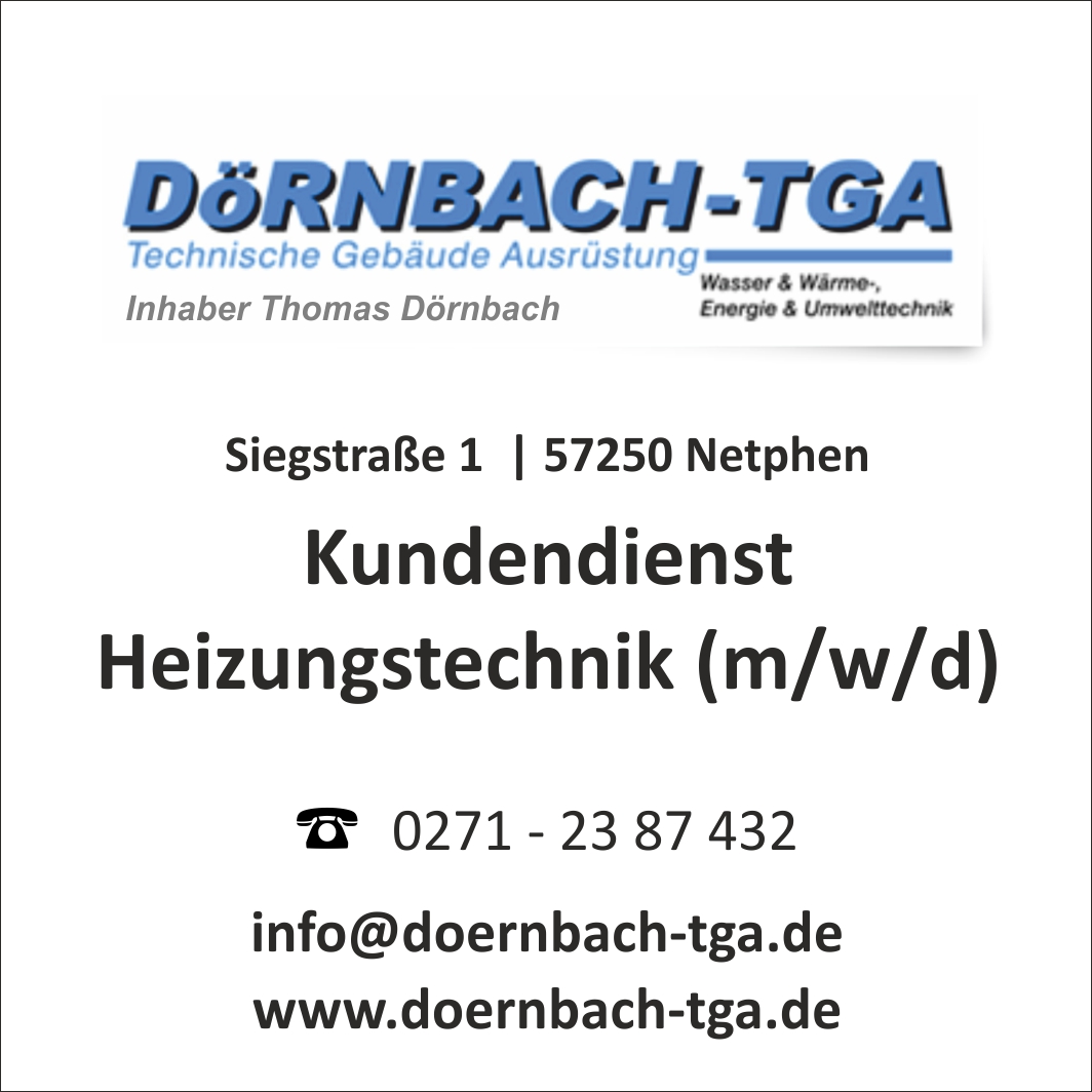 Doernbach TGA Obermonteur Netphen